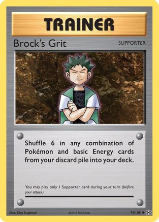 Brock's Grit (74/108) [XY: Evolutions]-1