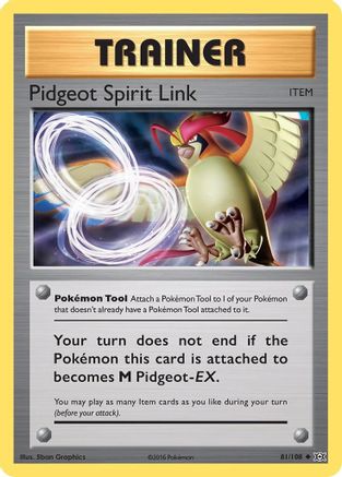 Pidgeot Spirit Link (81/108) [XY: Evolutions]-1