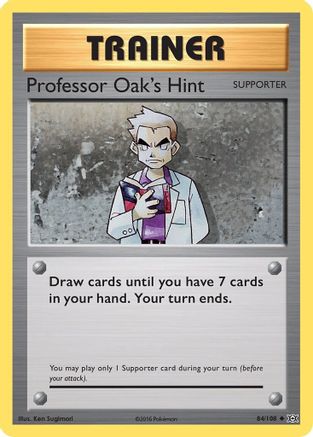 Professor Oak's Hint (84/108) [XY: Evolutions]-1