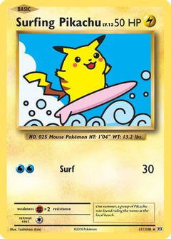 Surfing Pikachu (111/108) [XY: Evolutions]-1