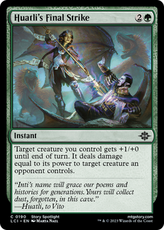 Huatli's Final Strike [The Lost Caverns of Ixalan]-1
