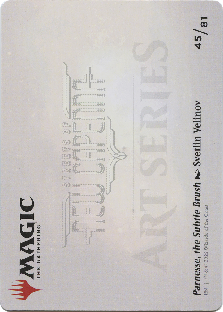 Parnesse, the Subtle Brush // Parnesse, the Subtle Brush (ASNC-045) - New Capenna Art Series (Borderless)-2