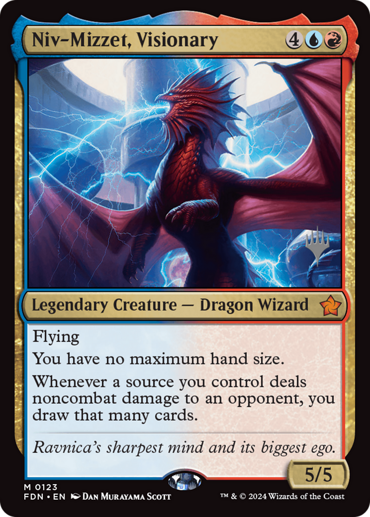 Niv-Mizzet, Visionary (Promo Pack) [Foundations Promos]-1