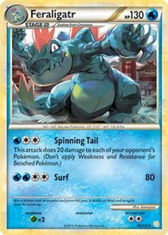 Feraligatr (20/123) (Theme Deck Exclusive) [HeartGold & SoulSilver: Base Set]-1
