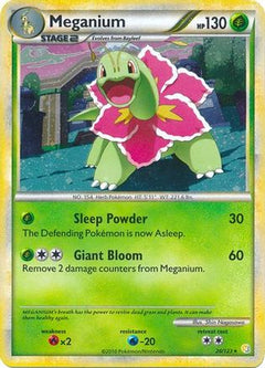 Meganium (26/123) (Theme Deck Exclusive) [HeartGold & SoulSilver: Base Set]-1