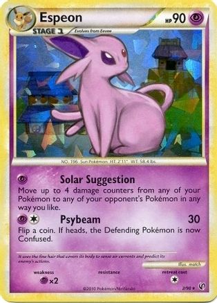 Espeon (2/90) (Cracked Ice Holo) (Theme Deck Exclusive) [HeartGold & SoulSilver: Unleashed]-1