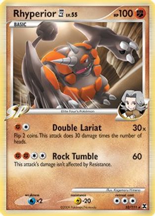 Rhyperior (32/111) (Theme Deck Exclusive) [Platinum: Rising Rivals]-1