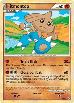 Hitmontop (8/95) (Theme Deck Exclusive) [HeartGold & SoulSilver: Call of Legends]-1