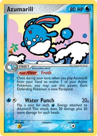 Azumarill (1/109) (Theme Deck Exclusive) [EX: Team Rocket Returns]-1