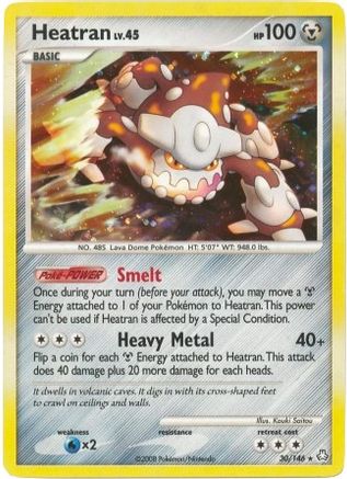 Heatran (30/146) (Theme Deck Exclusive) [Diamond & Pearl: Legends Awakened]-1