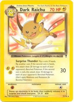 Dark Raichu (7/110) (WotC) (Theme Deck Exclusive) [Legendary Collection]-1