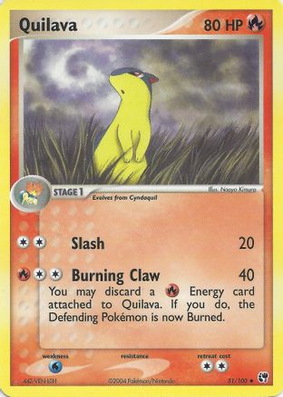 Quilava (51/100) [EX: Battle Stadium]-1