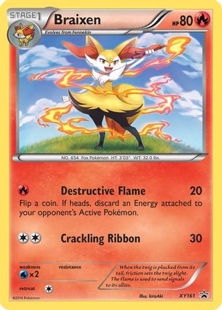 Braixen (XY161) [XY: Black Star Promos]-1