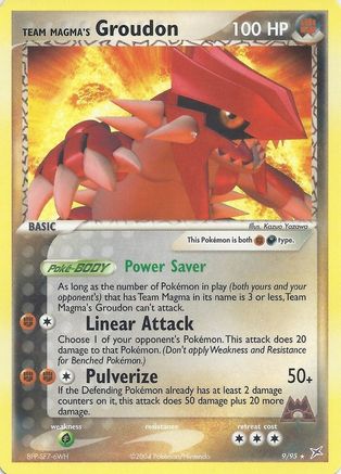 Team Magma's Groudon (9/95) (Theme Deck Exclusive) [EX: Team Magma vs Team Aqua]-1