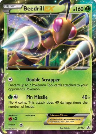 Beedrill EX (XY157) [XY: Black Star Promos]-1