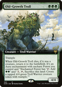 Old-Growth Troll (Extended Art) [Kaldheim]-1