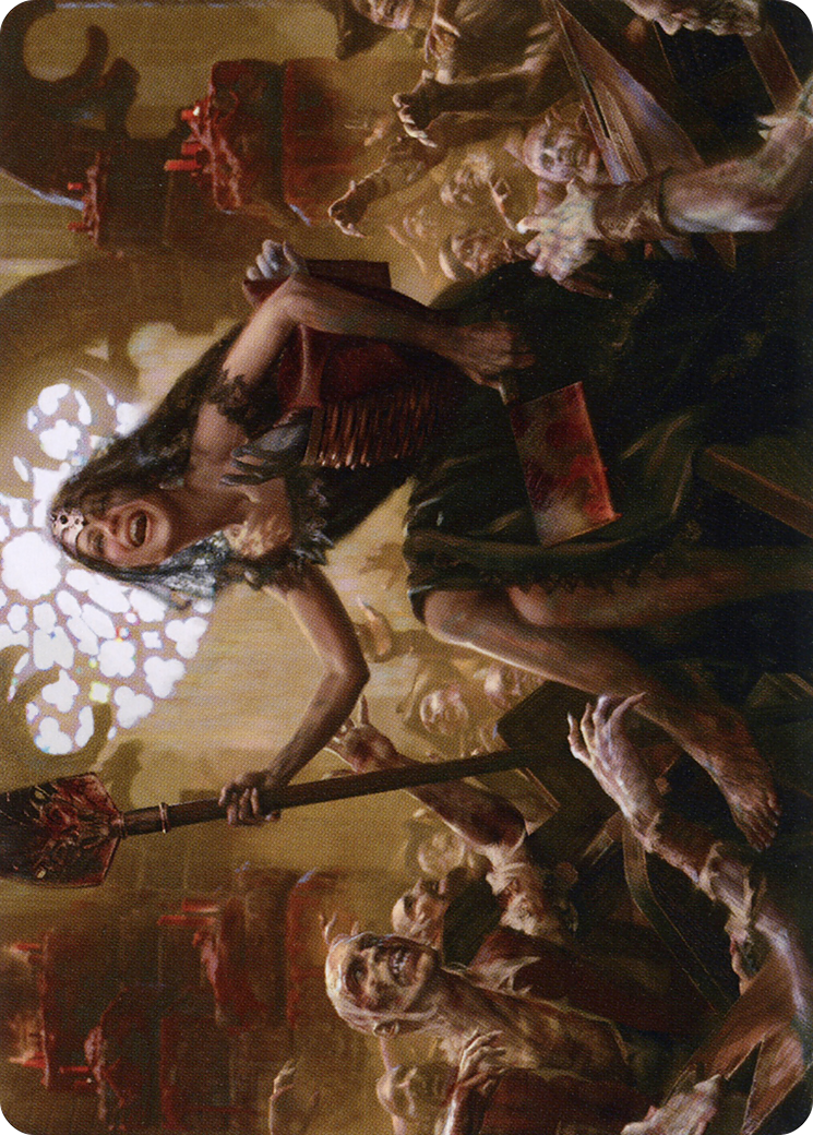 Gisa, Glorious Resurrector // Gisa, Glorious Resurrector (AMID-035) - Midnight Hunt Art Series (Borderless)-1