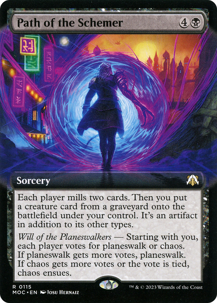 Path of the Schemer (Extended Art) [March of the Machine Commander]-1