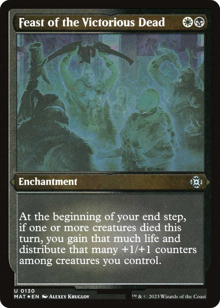 Feast of the Victorious Dead (MAT-130) - March of the Machine: The Aftermath Etched Foil-1