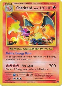 Charizard (11/108) (XY Evolutions Staff Prerelease) [XY: Black Star Promos]-1