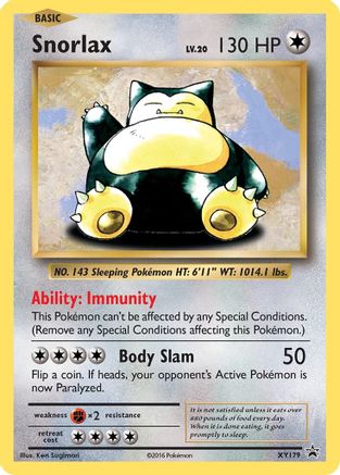 Snorlax (XY179) [XY: Black Star Promos]-1
