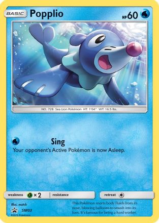Popplio (SM03) [Sun & Moon: Black Star Promos]-1
