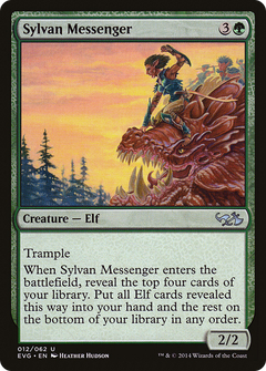 Sylvan Messenger (Elves vs. Goblins) [Duel Decks Anthology]-1