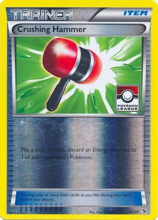 Crushing Hammer (34/39) (League Promo) [XY: Kalos Starter Set]-1