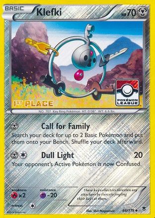 Klefki (66/119) (League Promo 1st Place) [XY: Phantom Forces]-1