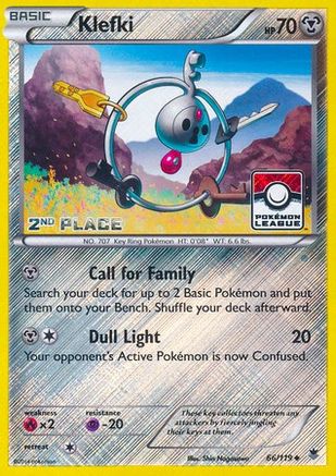 Klefki (66/119) (League Promo 2nd Place) [XY: Phantom Forces]-1