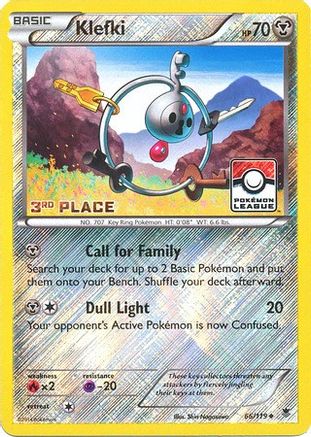 Klefki (66/119) (League Promo 3rd Place) [XY: Phantom Forces]-1