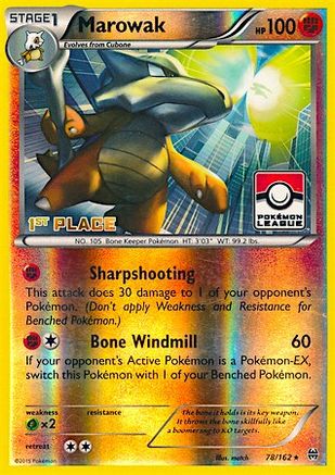 Marowak (78/162) (League Promo 1st Place) [XY: BREAKthrough]-1