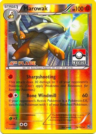 Marowak (78/162) (League Promo 4th Place) [XY: BREAKthrough]-1