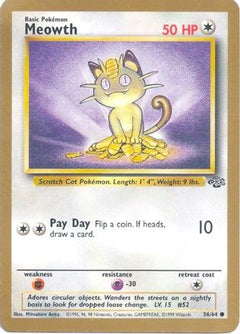 Meowth (56/64) (Gold Bordered Promo) [Jungle Unlimited]-1