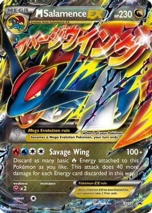 M Salamence EX (XY171) [XY: Black Star Promos]-1
