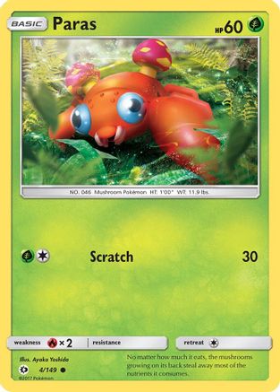 Paras (4/149) [Sun & Moon: Base Set]-1