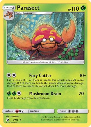 Parasect (5/149) [Sun & Moon: Base Set]-1