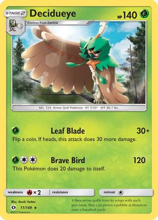Decidueye (11/149) [Sun & Moon: Base Set]-1