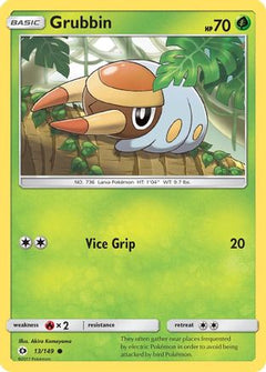 Grubbin (13/149) [Sun & Moon: Base Set]-1
