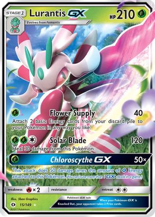 Lurantis GX (15/149) [Sun & Moon: Base Set]-1