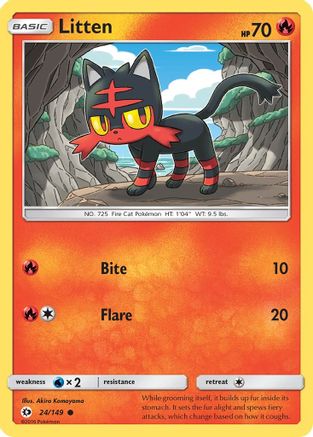 Litten (24/149) [Sun & Moon: Base Set]-1