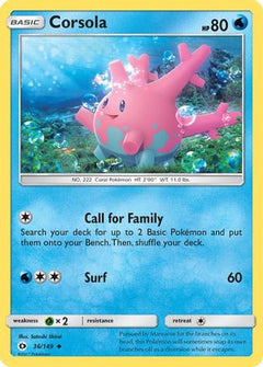 Corsola (36/149) [Sun & Moon: Base Set]-1