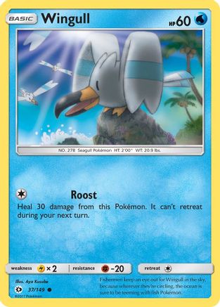 Wingull (37/149) [Sun & Moon: Base Set]-1