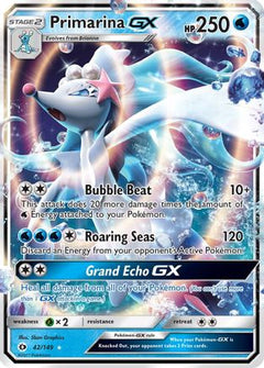 Primarina GX (42/149) [Sun & Moon: Base Set]-1