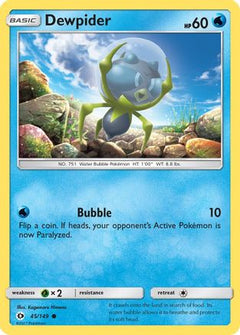 Dewpider (45/149) [Sun & Moon: Base Set]-1