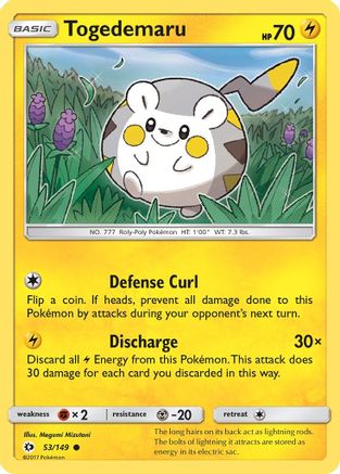 Togedemaru (53/149) [Sun & Moon: Base Set]-1