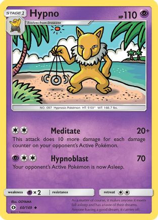 Hypno (60/149) [Sun & Moon: Base Set]-1