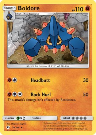 Boldore (70/149) [Sun & Moon: Base Set]-1