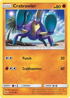 Crabrawler (72/149) [Sun & Moon: Base Set]-1