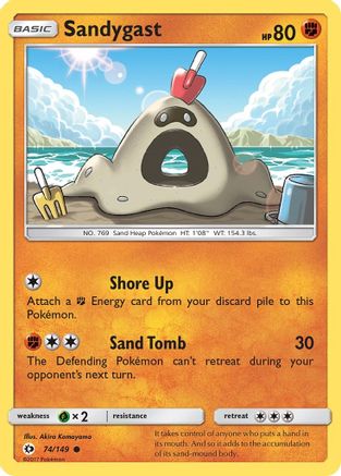 Sandygast (74/149) [Sun & Moon: Base Set]-1